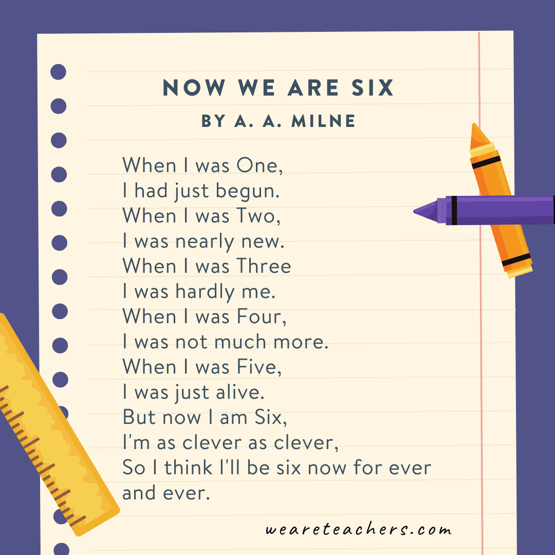 Now We Are Six  by A.A. Milne