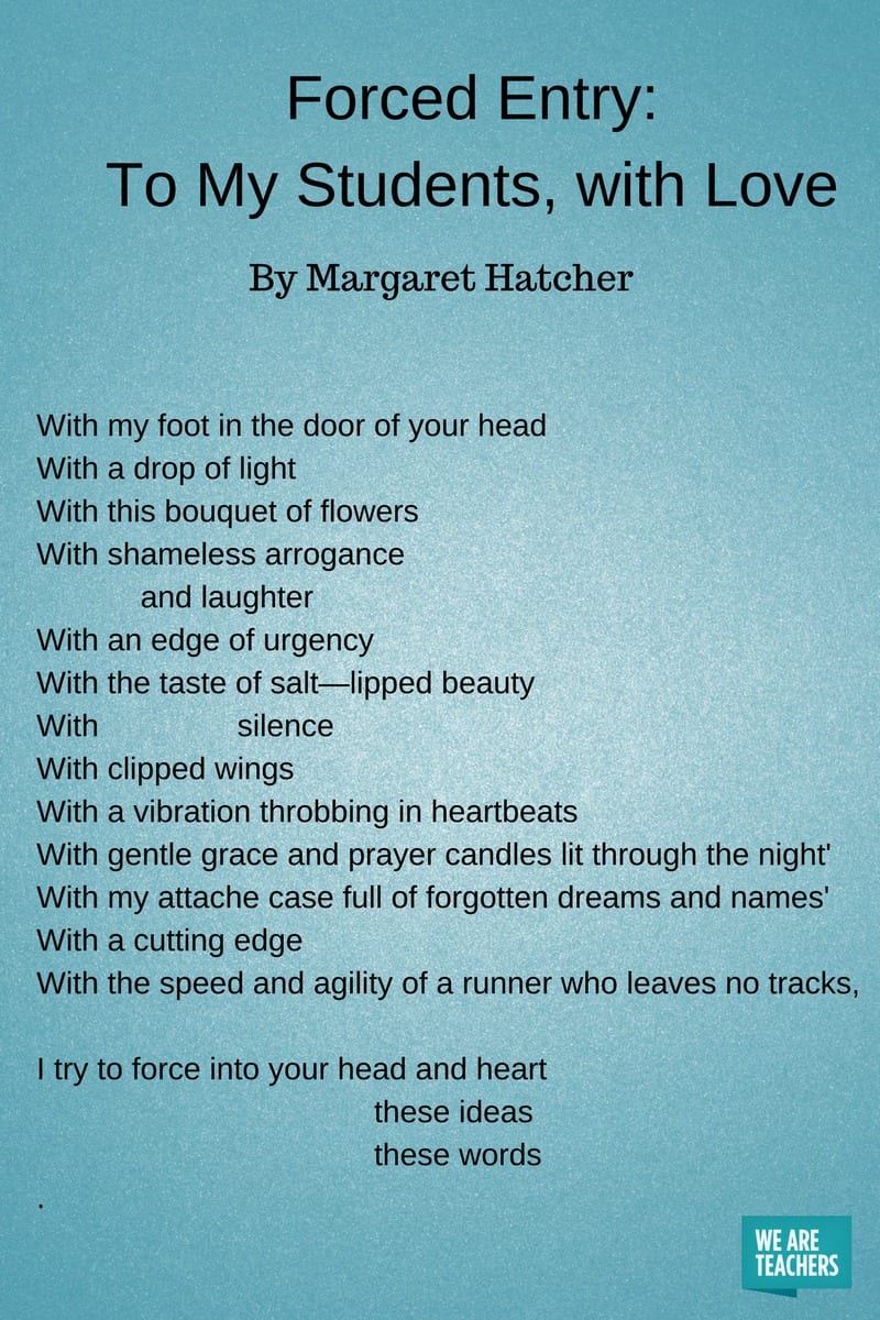 Poems About Teachers 10