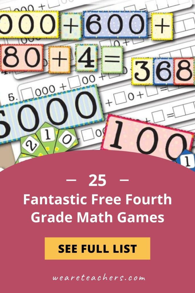 25 Fantastic Free Fourth Grade Math Games