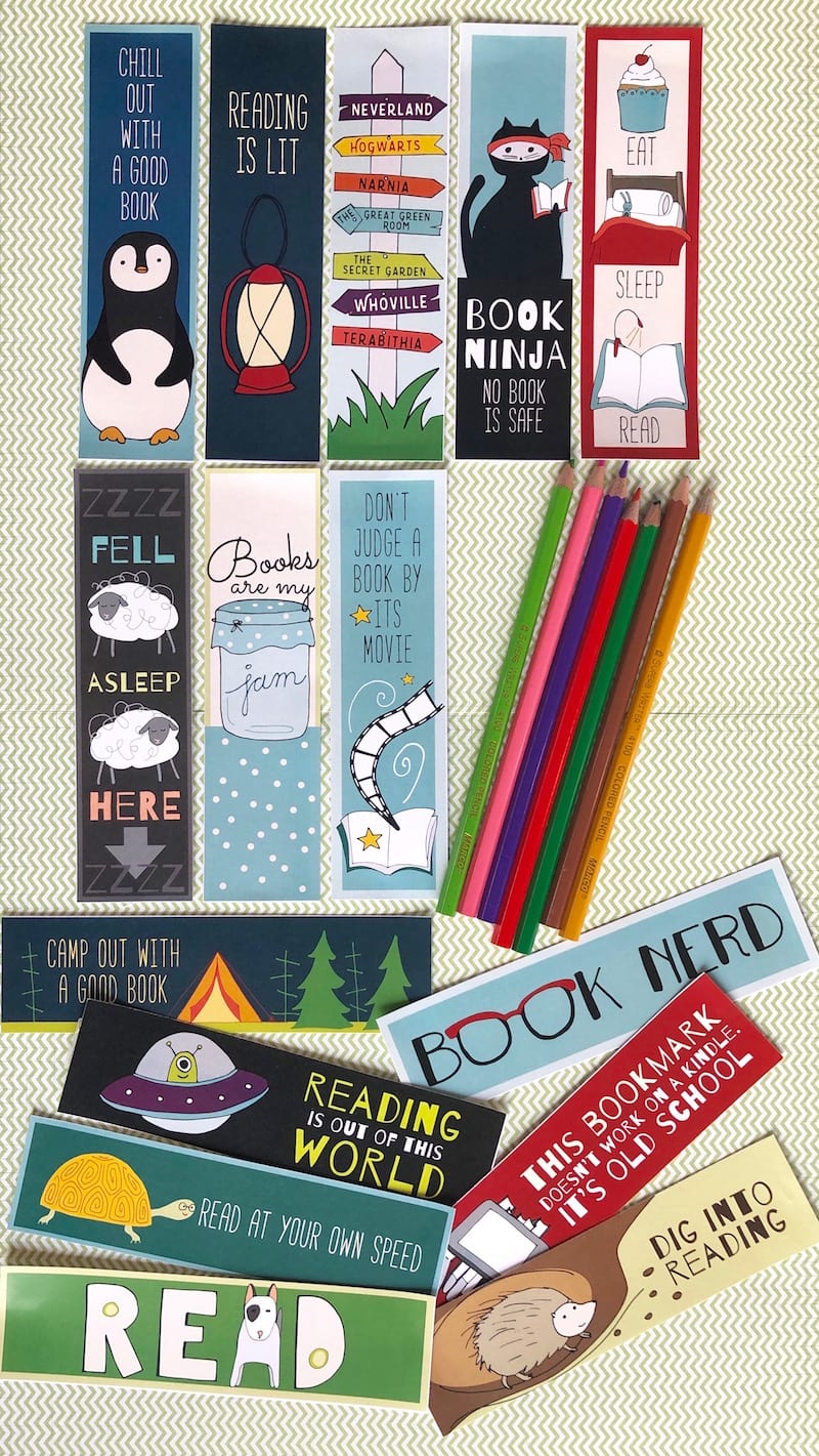 free printable bookmarks for kids weareteachers