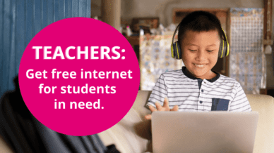 Free internet for students in need with T-Mobile