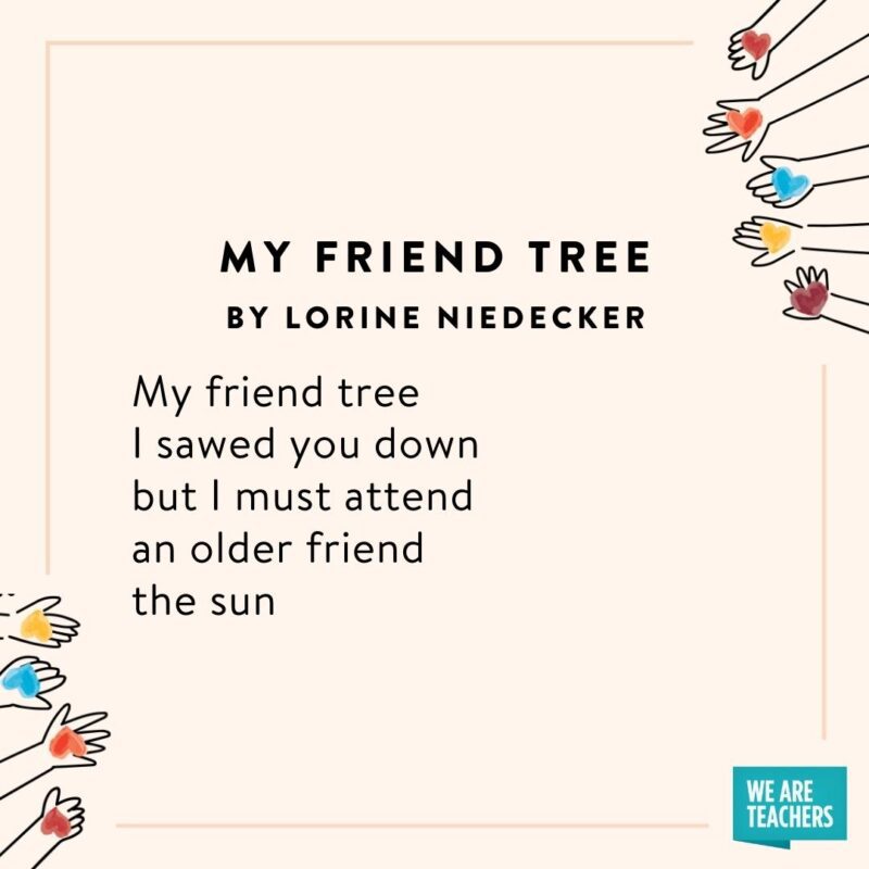 My Friend Tree by Lorine Niedecker
