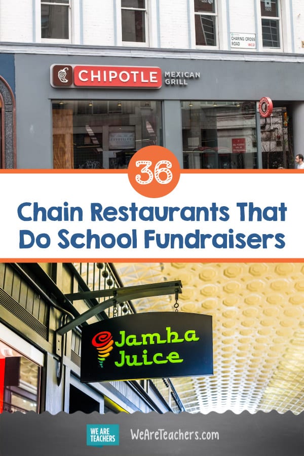 36 Chain Restaurants That Do School Fundraisers Weareteachers