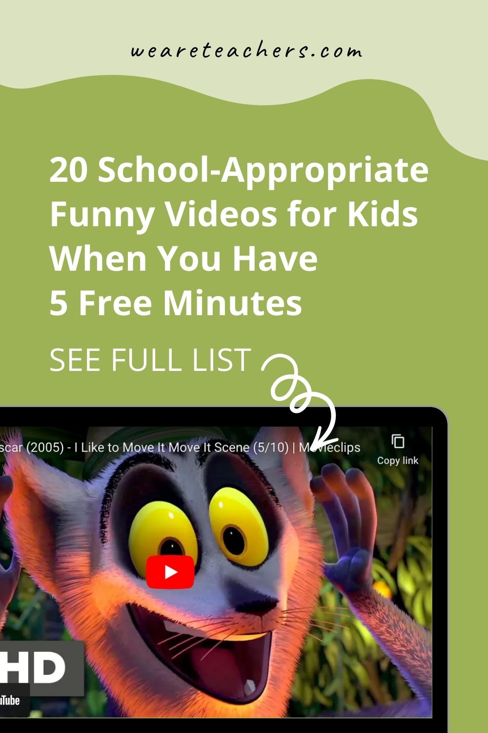 20 School Appropriate Funny Videos For Kids