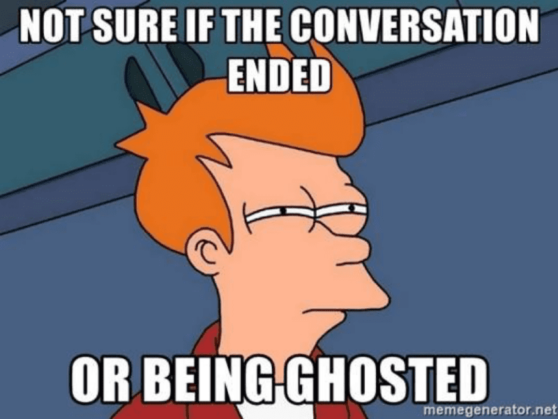 Ghosted meme