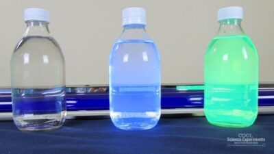 Demonstrate phosphors with this bright 4th grade experiment.