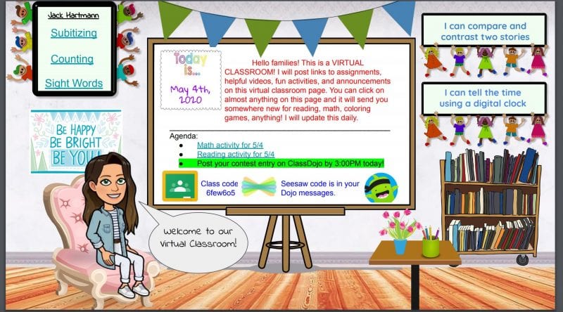 Teachers Are Creating A Virtual Bitmoji Classroom Cute And Helpful