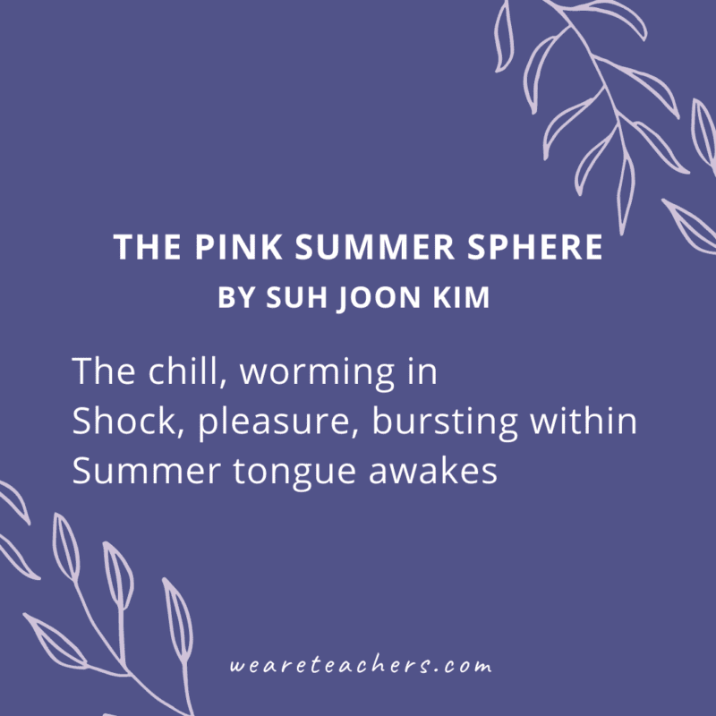 The Pink Summer Sphere by Suh Joon Kim “The chill, worming in…”