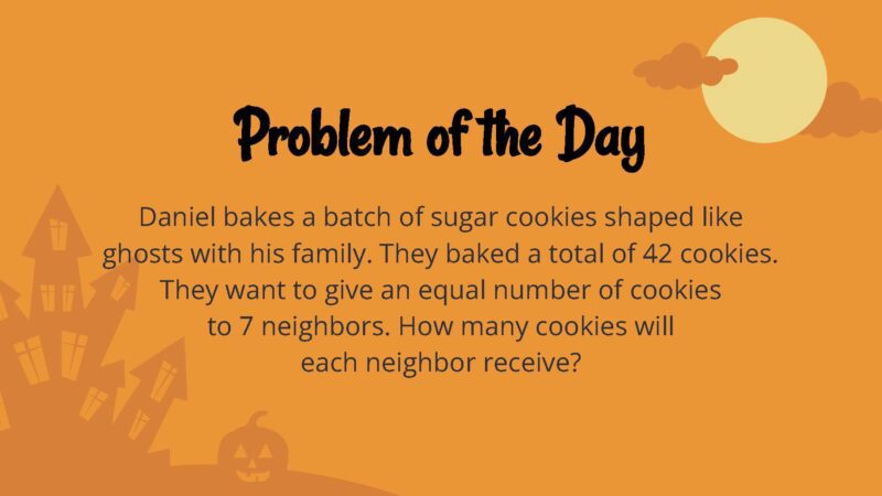 Halloween math word problems