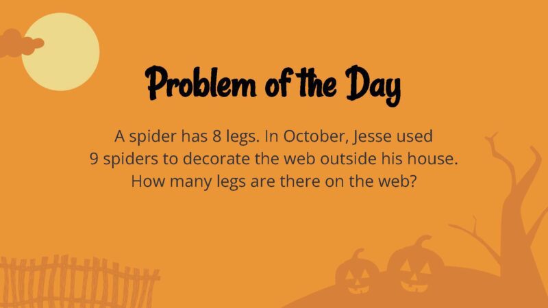 Halloween math word problem