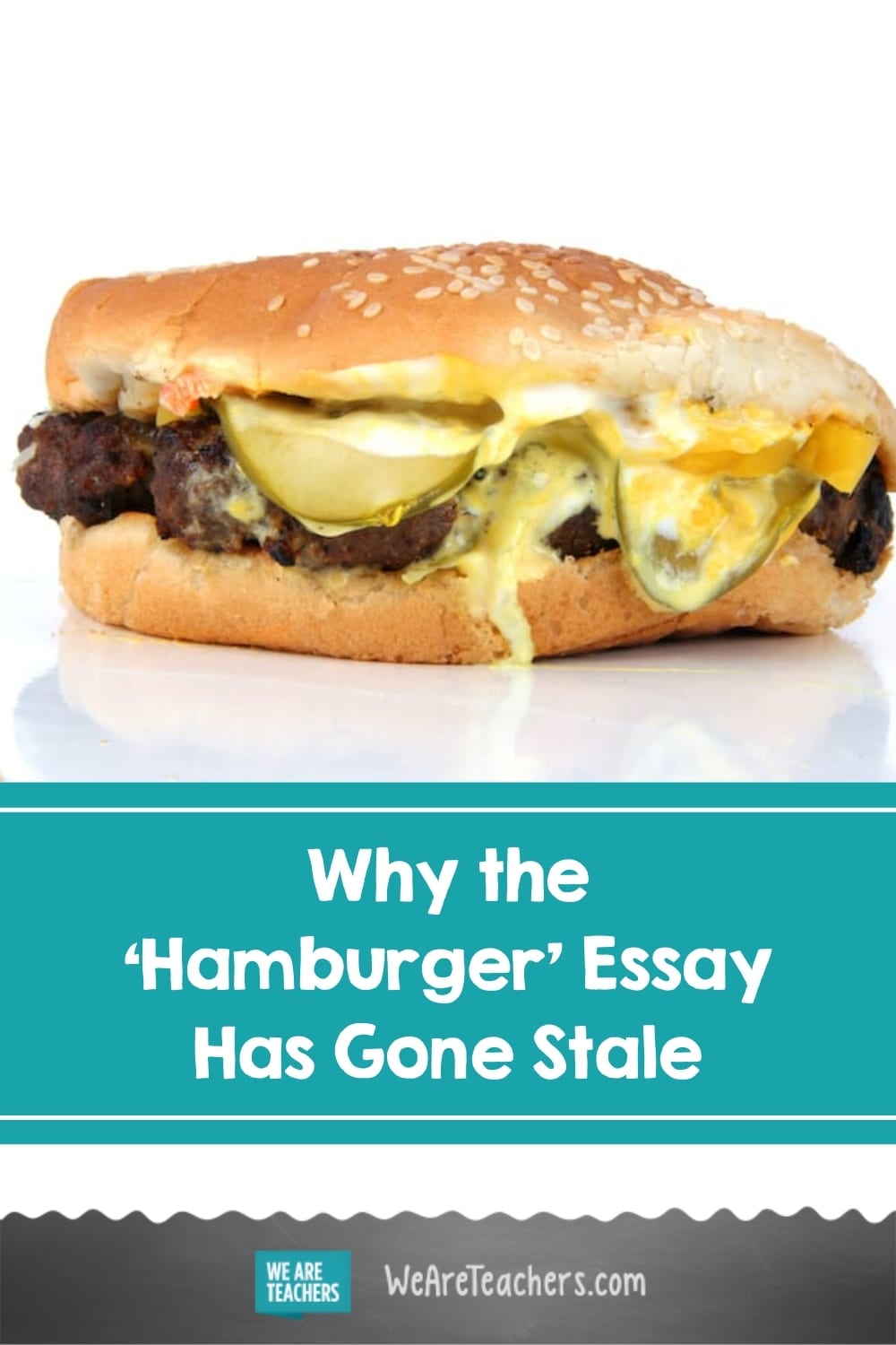 in the essay hamburger what does the cheese represent