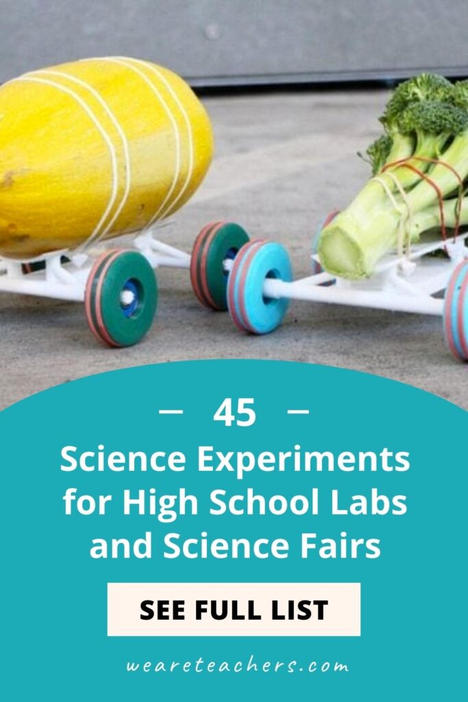 45 Best Science Experiments for High School Labs and Science Fairs