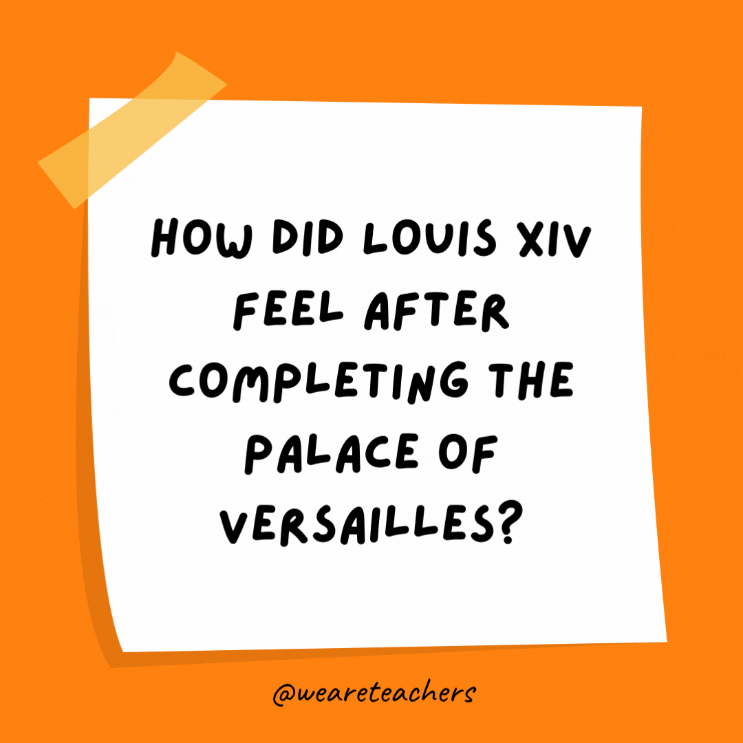 How did Louis XIV feel after completing the Palace of Versailles?