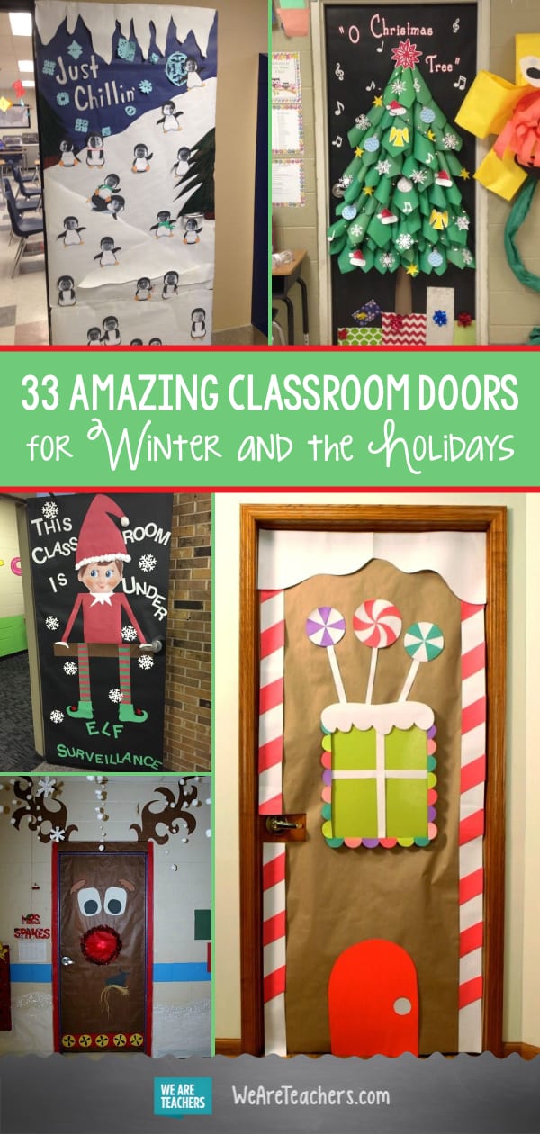 33 Amazing Classroom Doors for Winter and the Holidays