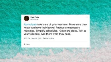 How Principals Can Help Teachers