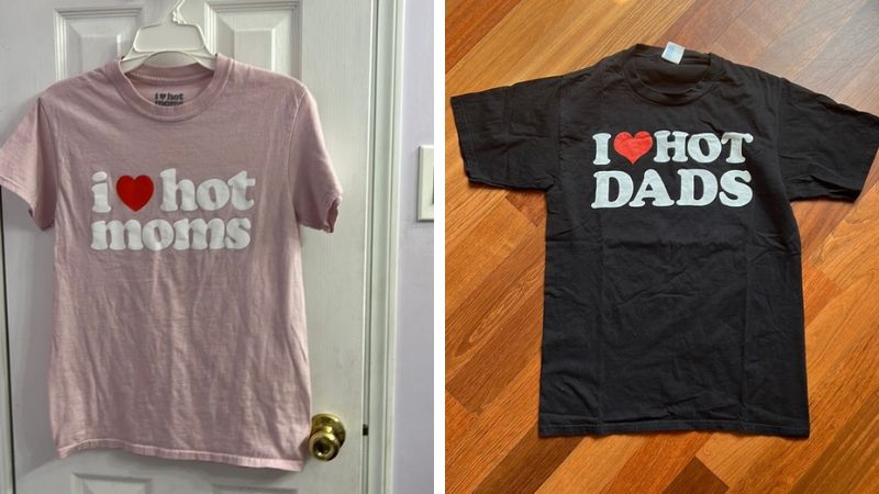 I Heart Hot Moms Shirts