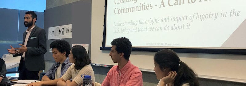 5 people on a panel on creating inclusive communities