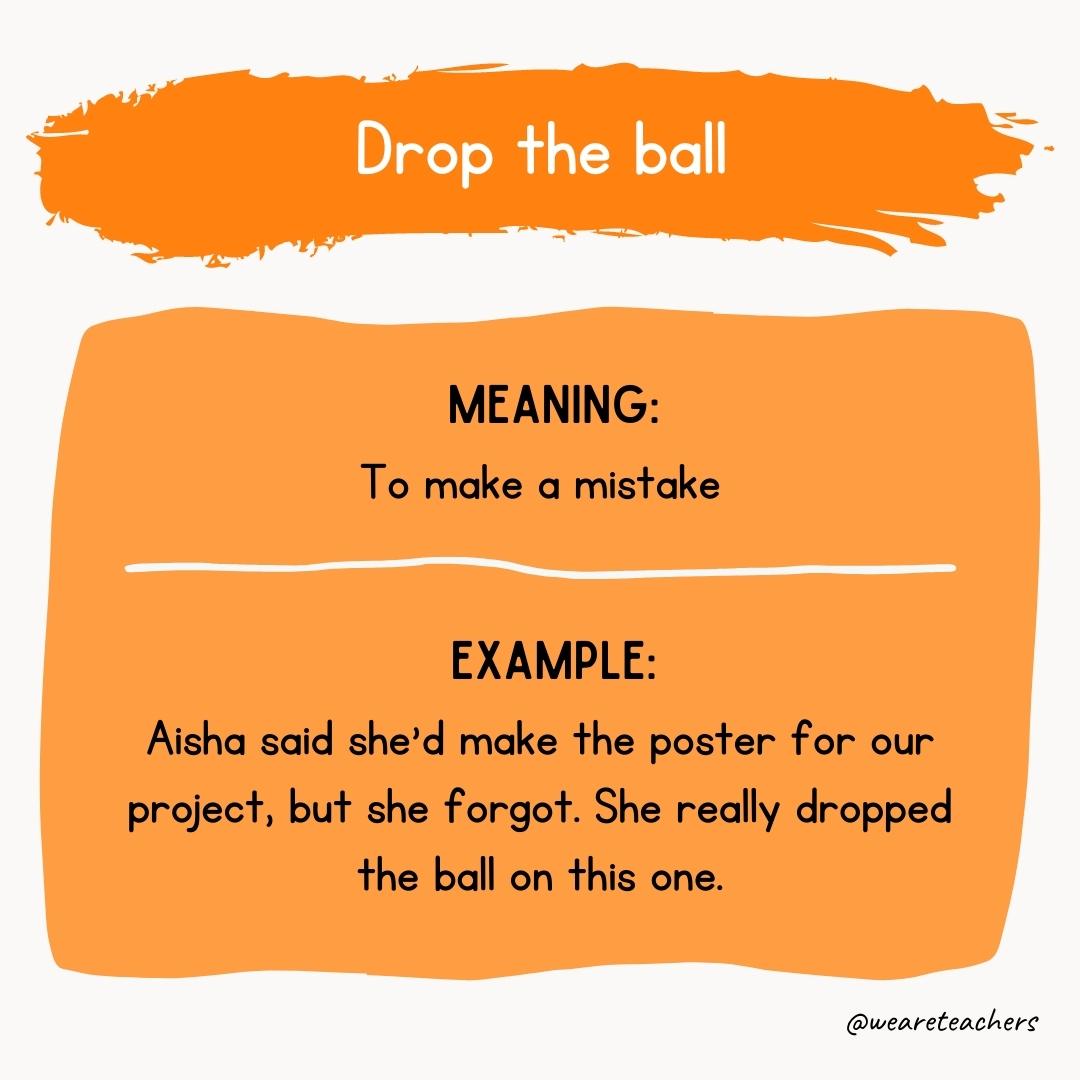 Idioms examples