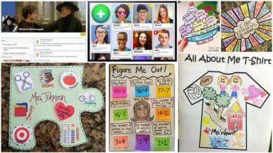 Collage of Ways to Introduce Yourself to Students