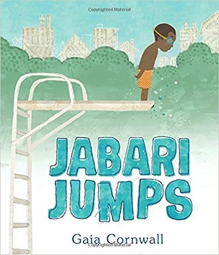 Book cover for Jabari Jumps as an example of kindergarten books