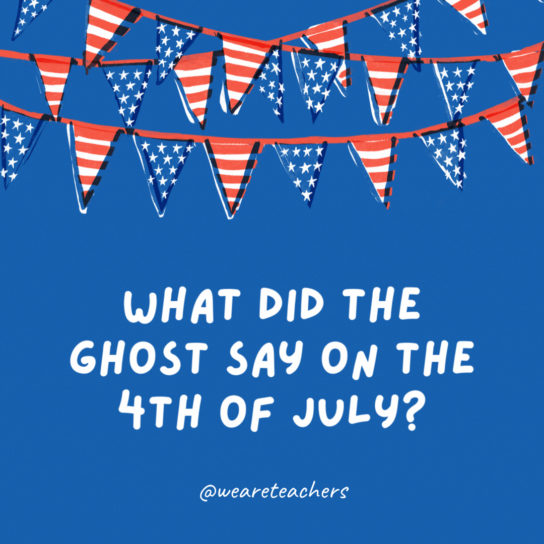 4 Temmuz'da hayalet ne dedi?