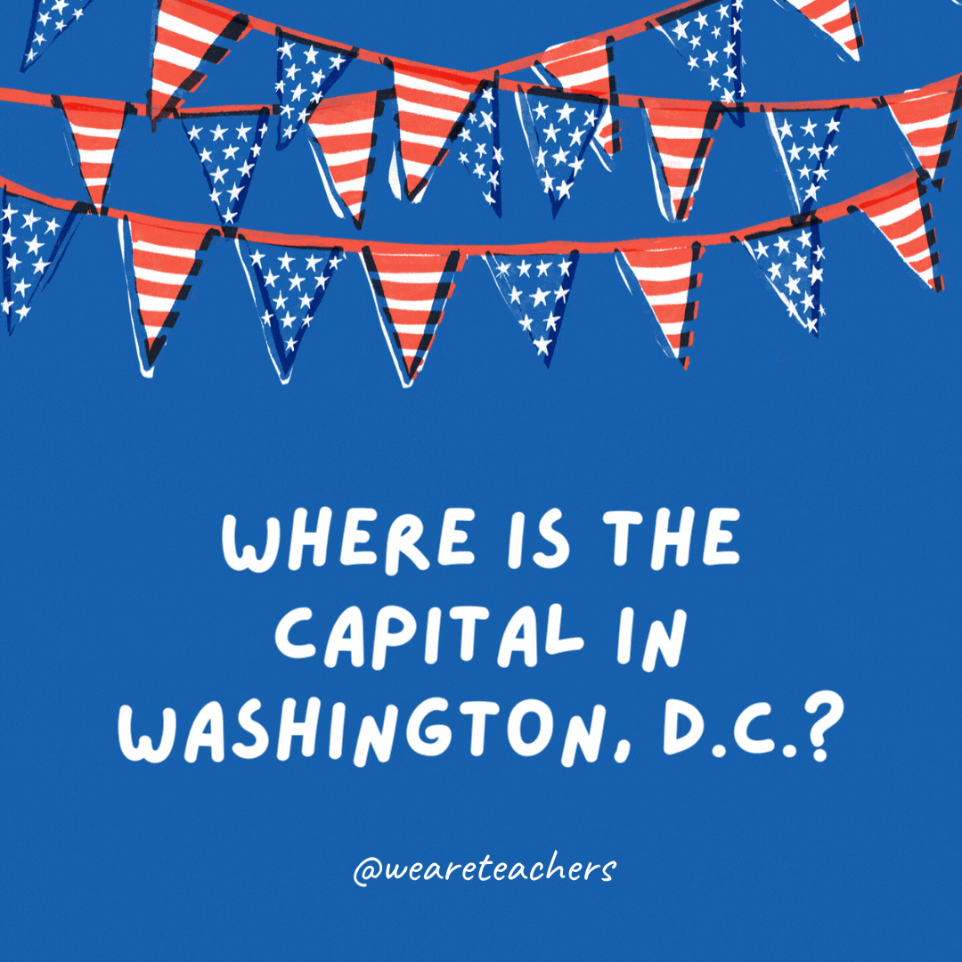 Washington DC'nin başkenti neresidir?