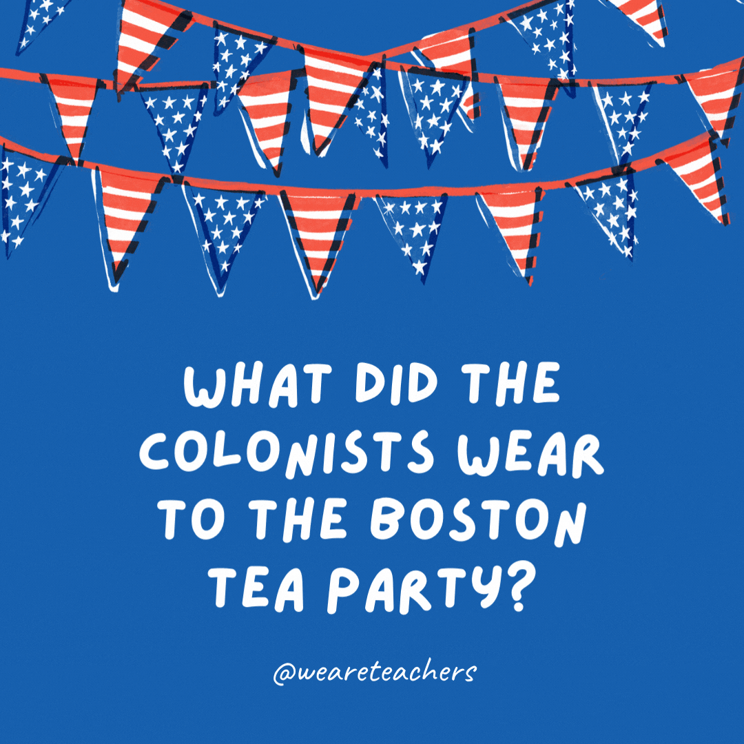 Kolonistler Boston Çay Partisi'nde ne giydi?
