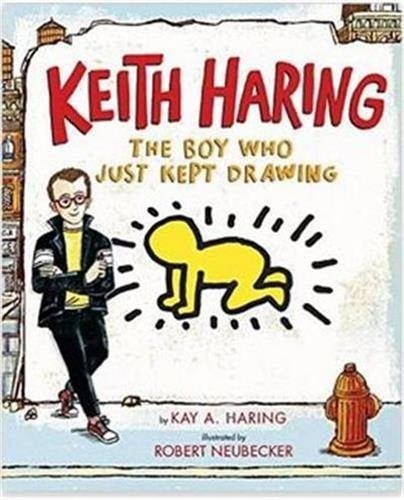 Book cover for Keith Haring: The Boy Who Just Kept Drawing as an example of second grade books