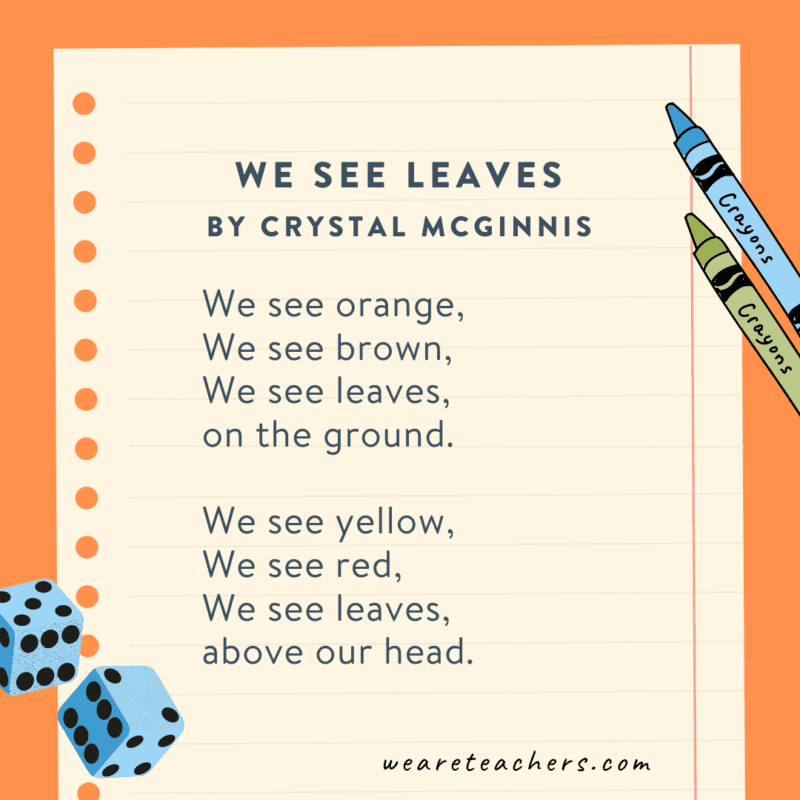 We See Leaves by Crystal McGinnis.