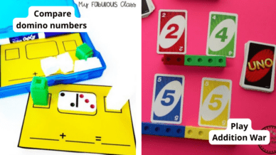 Collage of Kindergarten Math Games