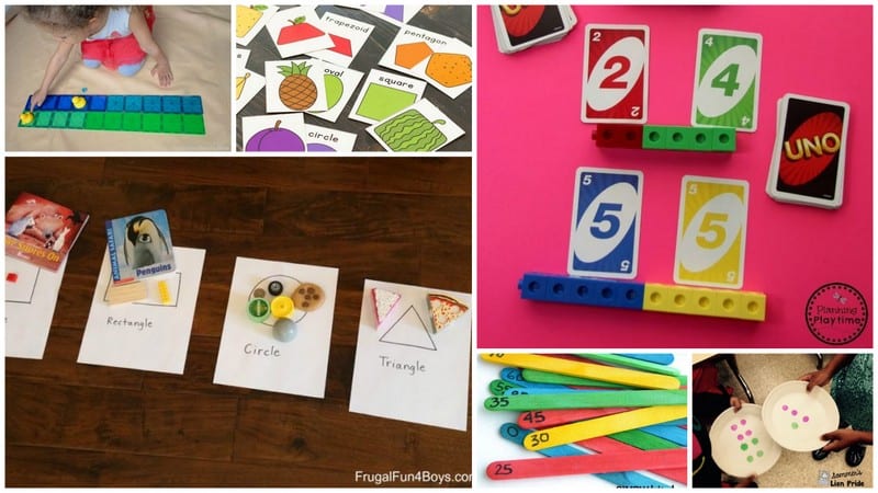 free math games for kindergarten