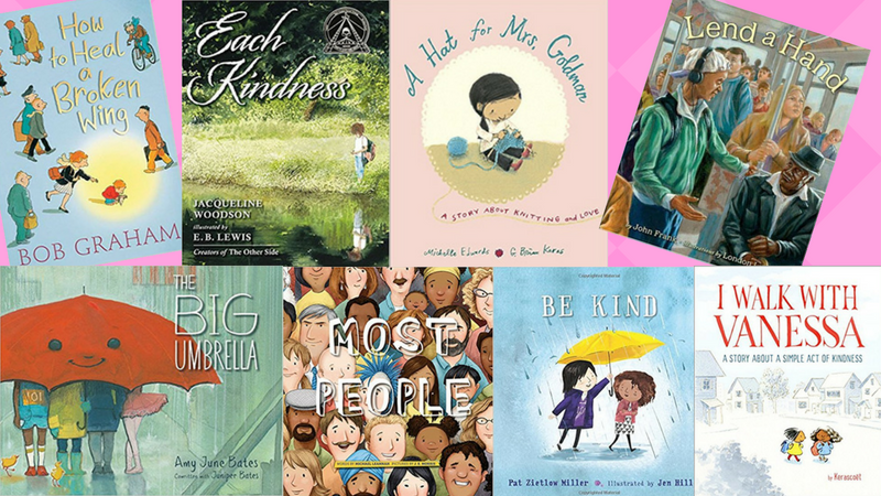 Collage of Best Kindness Books for Kids