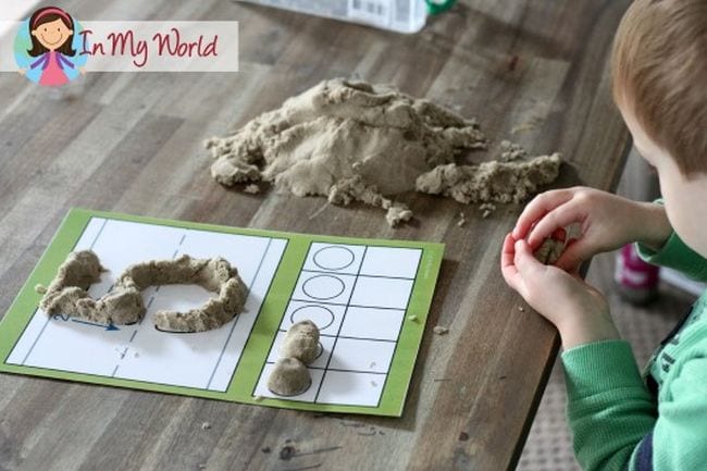 Kinetic Sand Activities In My World