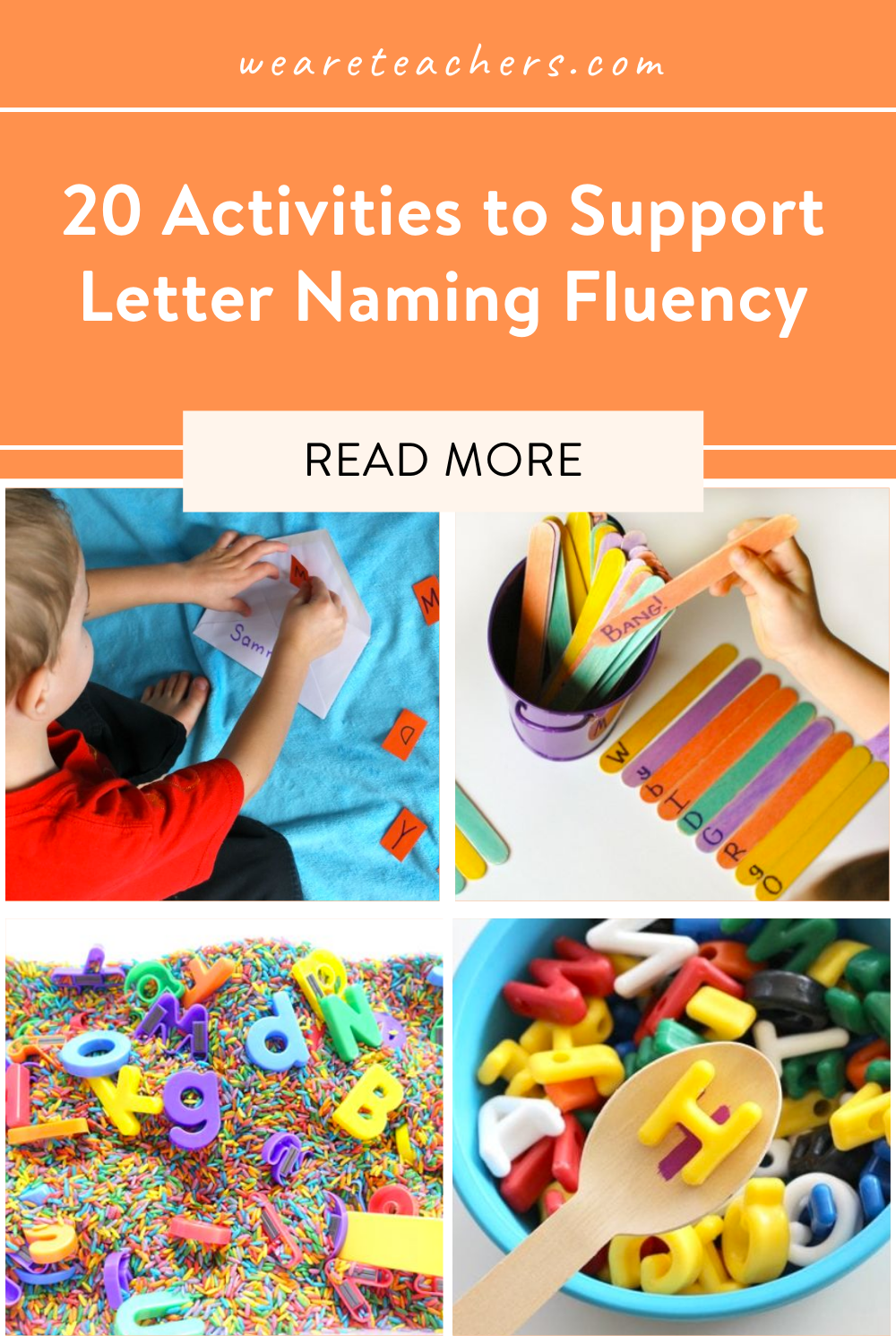 20 Activities To Support Letter Naming Fluency We Are Teachers