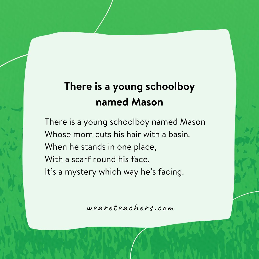 There is a young schoolboy named Mason.