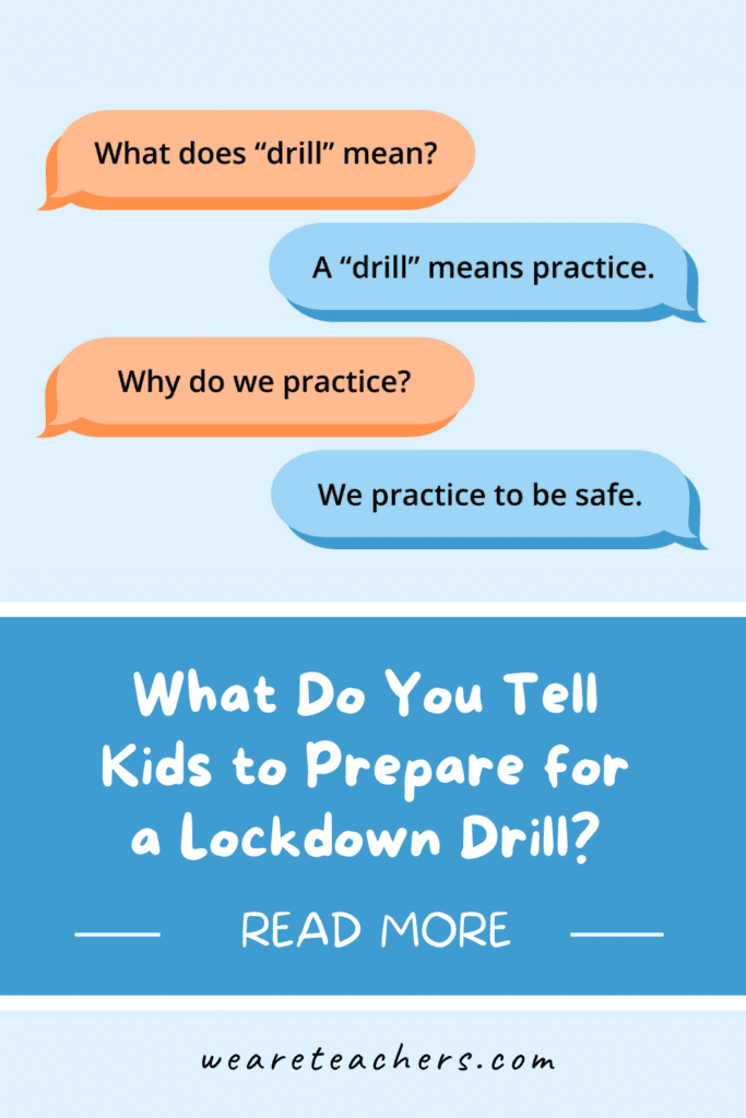 What Do You Tell Kids to Prepare for a Lockdown Drill?