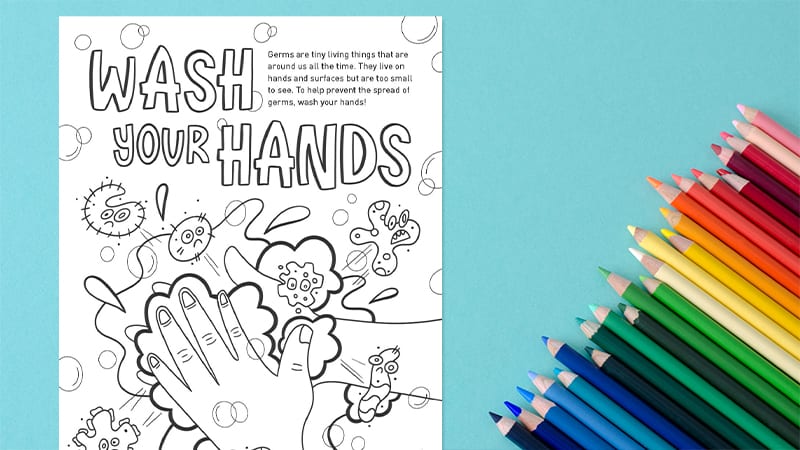 Hand Washing Coloring Page / Wash Your Hands Coloring Worksheets Teaching Resources Tpt : See more ideas about coloring pages, preschool coloring pages, hand washing.