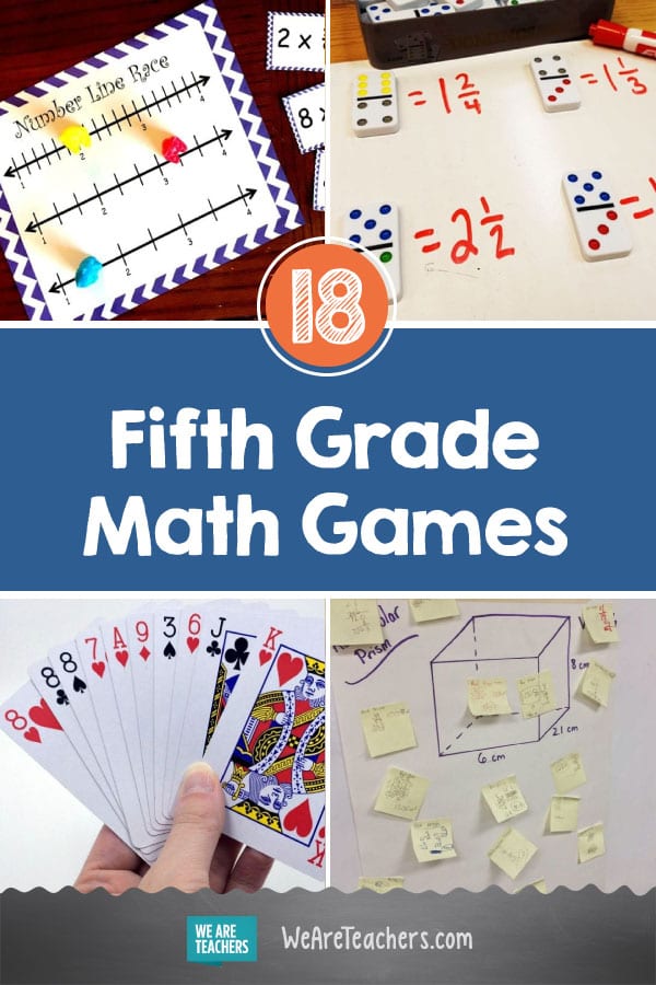 18 Fifth Grade Math Games for Teaching Fractions, Decimals, and More