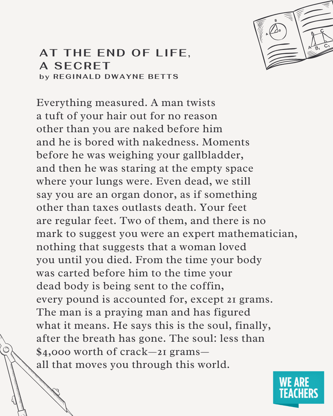 At The End of Life, a Secret -- math poem