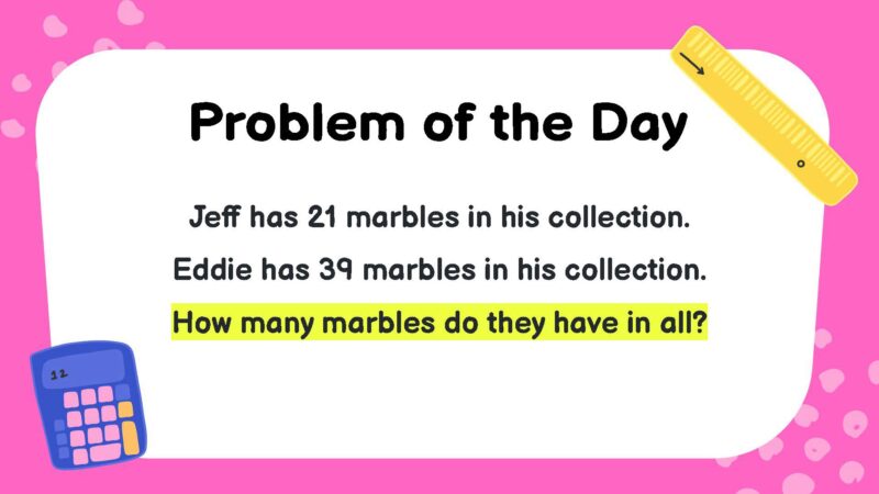 Jeff has 21 marbles in his collection. Eddie has 39 marbles in his collection.