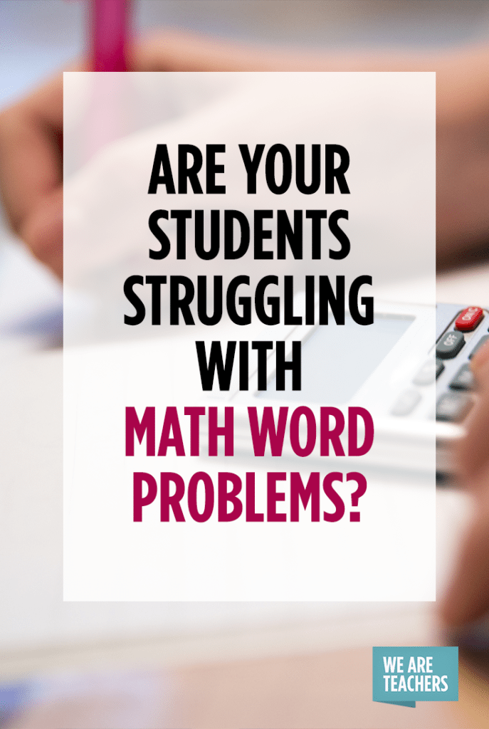 Are Your Students Struggling With Math Word Problems? - WeAreTeachers