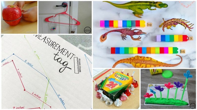 Six separate images of measurement activities.