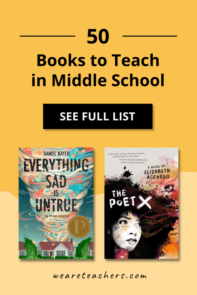 50 Refreshing and Relatable Books to Teach in Middle School