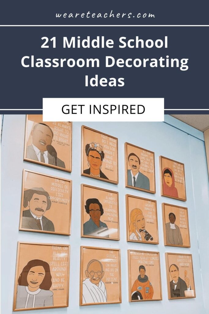 21 Fabulous Middle School Classroom Decorating Ideas