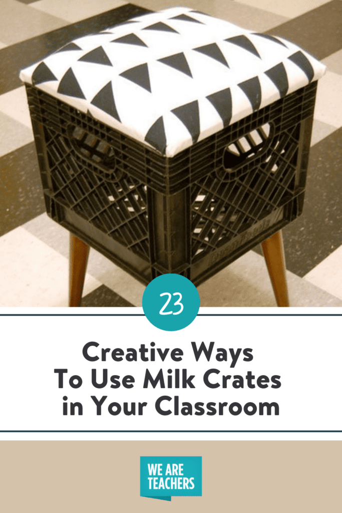 23 Creative Ways To Use Milk Crates in Your Classroom
