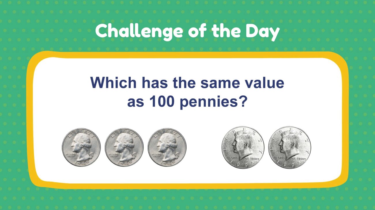 Money Word Problems: One a Day for a Month!