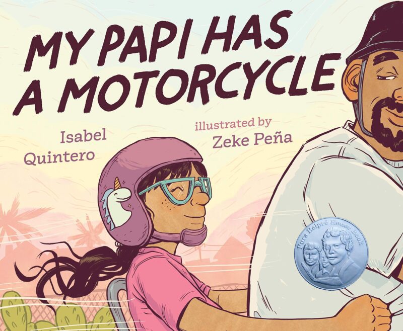 My Papi Has a Motorcycle as an example of a school wide read aloud