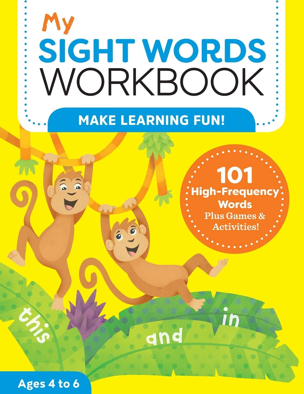 Kindergarten To First Grade Workbooks