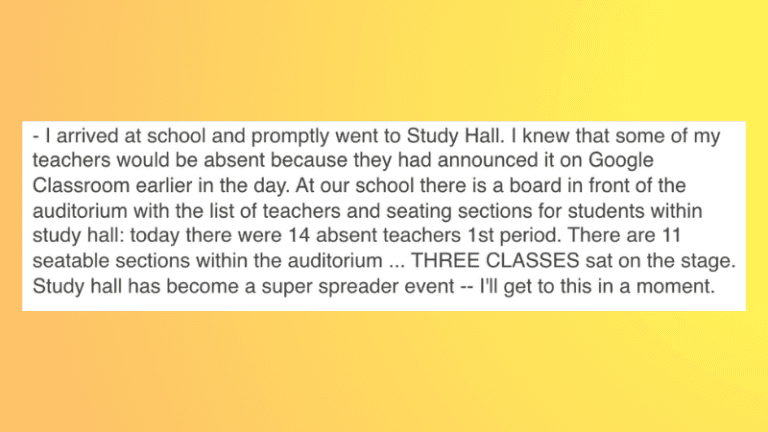 This NYC Student's Viral Reddit Thread Captures Teachers' Reality