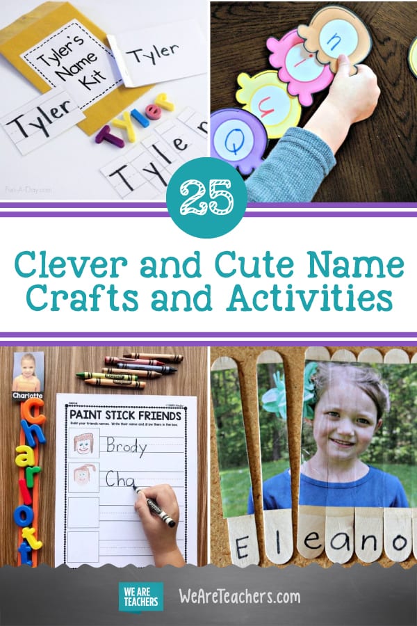 25 Clever and Cute Name Crafts and Activities
